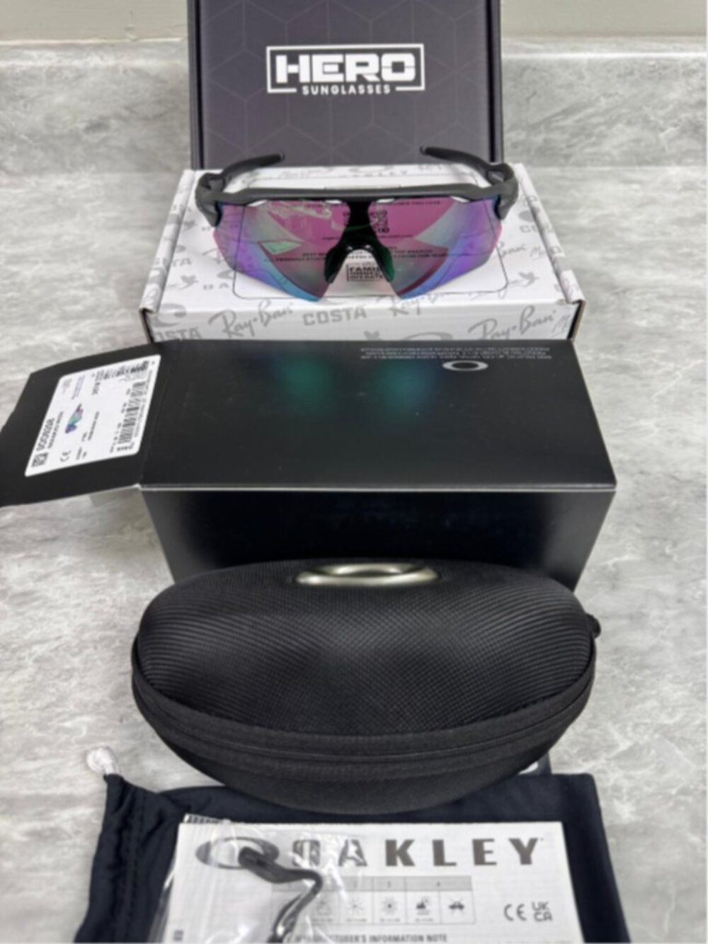 OAKLEY | NEW | RADAR EV PATH | 9208 - A1 | 38 | STEEL | PRIZM JADE